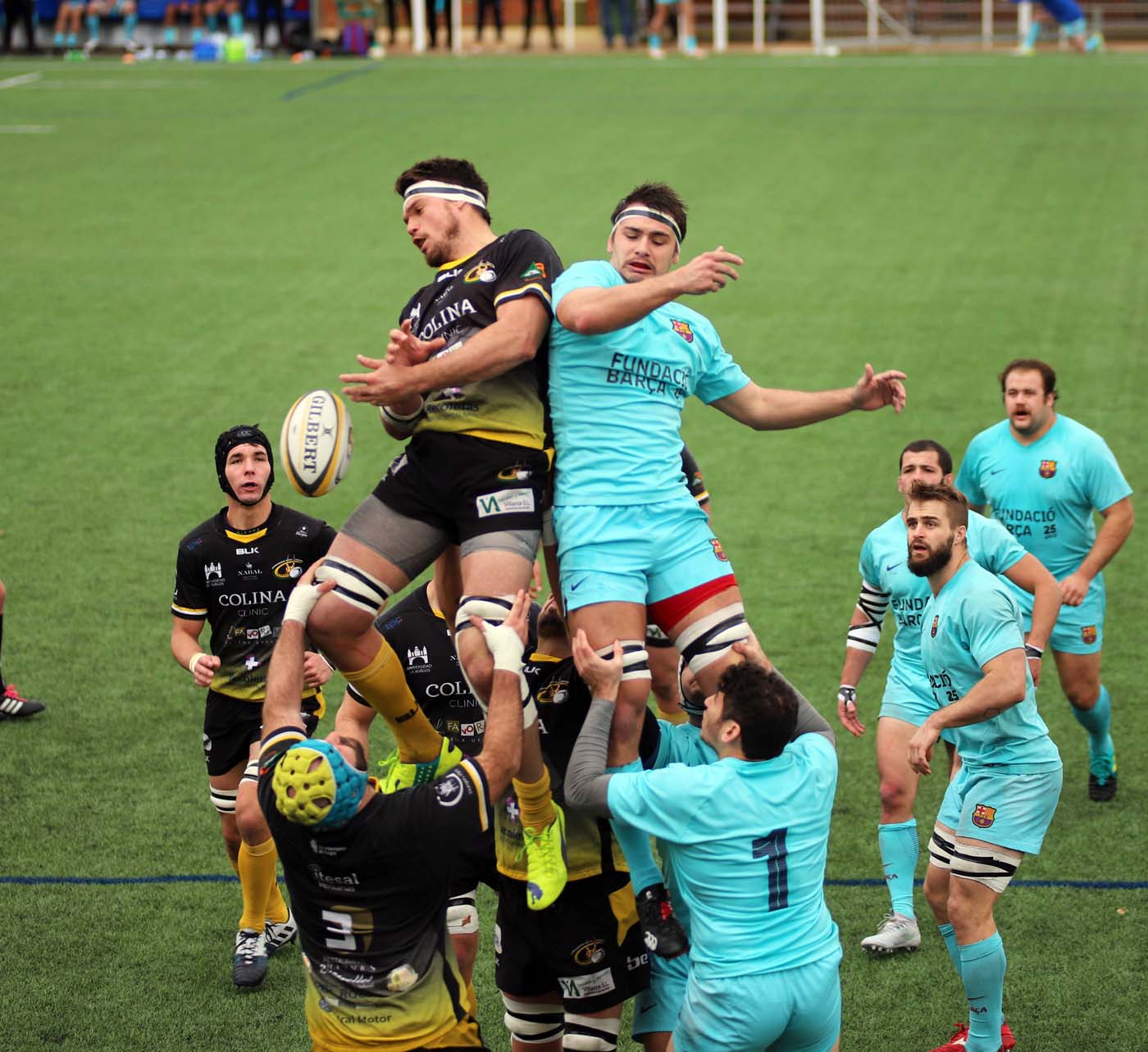 Fotos: El UBU Colina Clinic y el FC Barcelona firman tablas en San Amaro