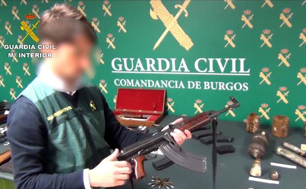 Intervenido en Miranda uno de los mayores arsenales de armas hallados en España