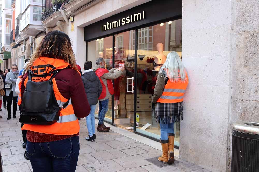 Fotos: Huelga en el comercio de Burgos