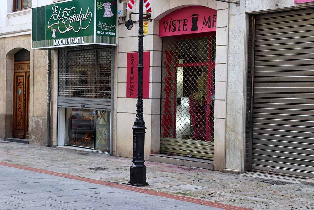 Fotos: Huelga en el comercio de Burgos