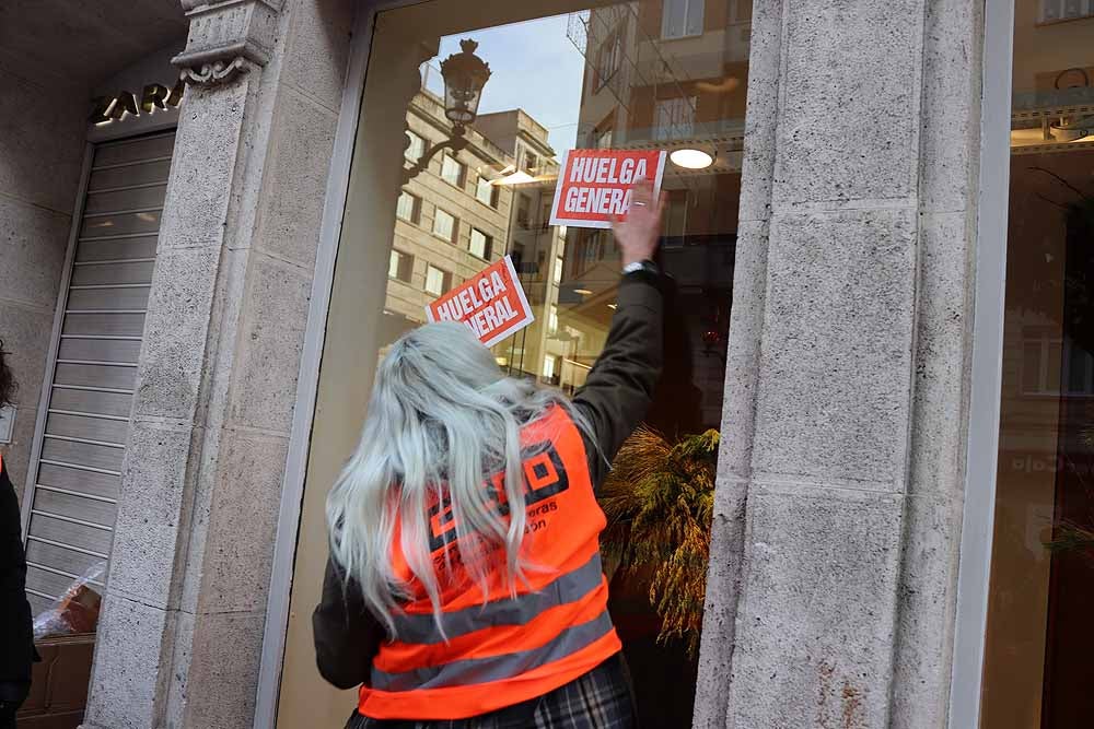 Fotos: Huelga en el comercio de Burgos