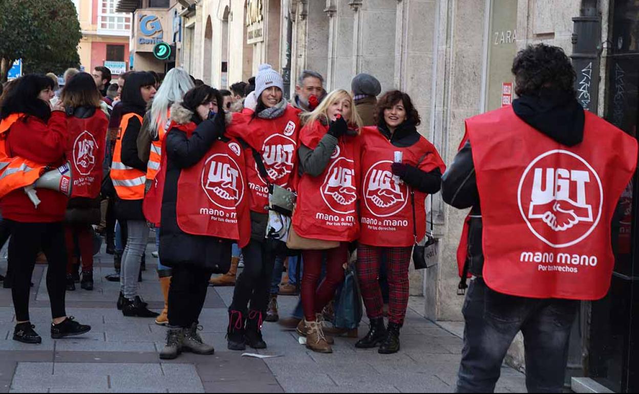 Huelga del comercio del pasado 7 de diciembre.