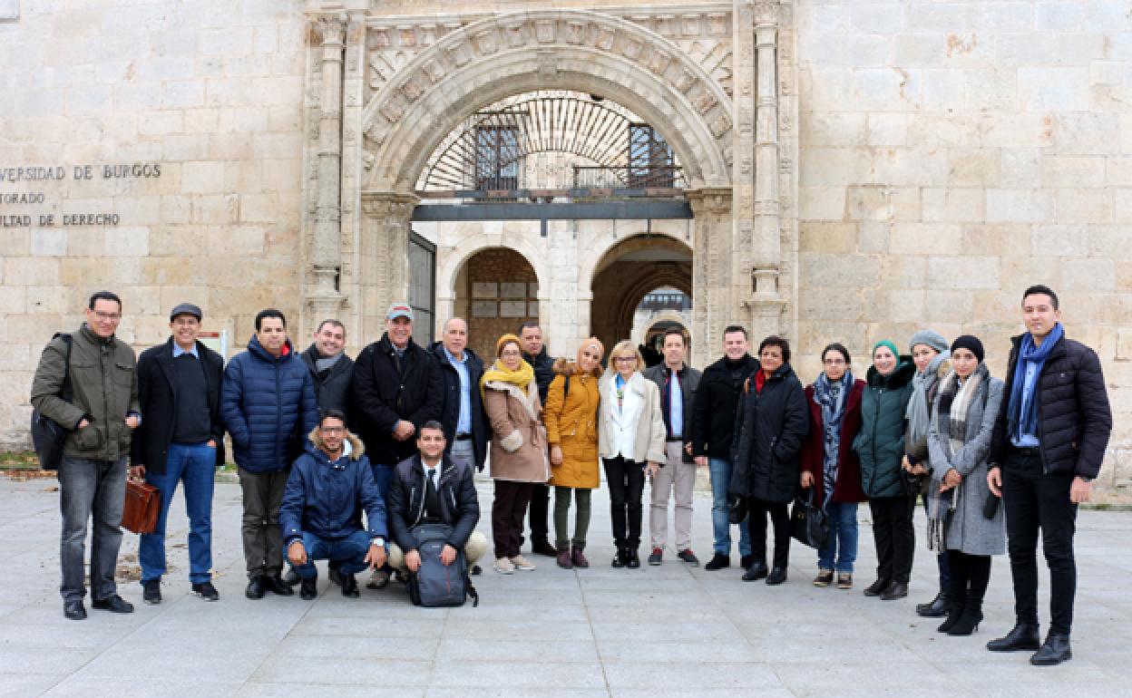 Representantes marroquíes en la UBU. 