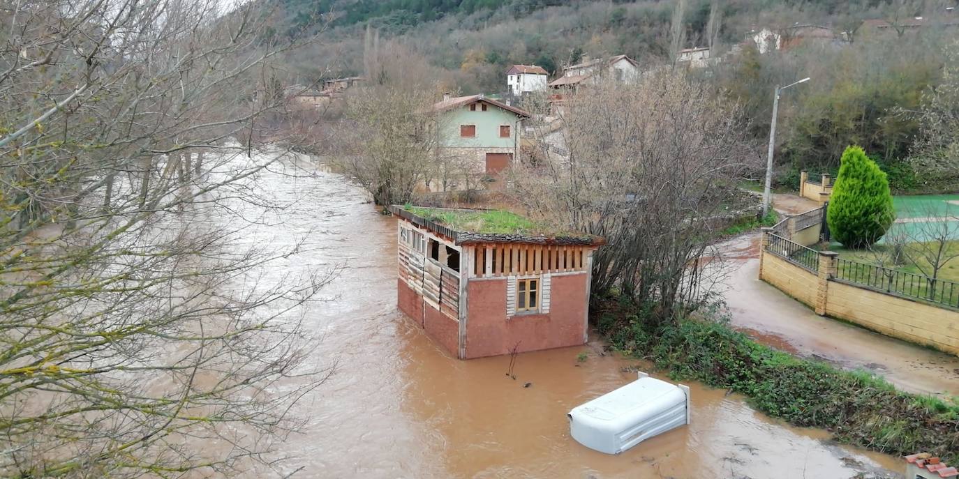 Río Ebro a la altura de Villanueva de Rampalay.