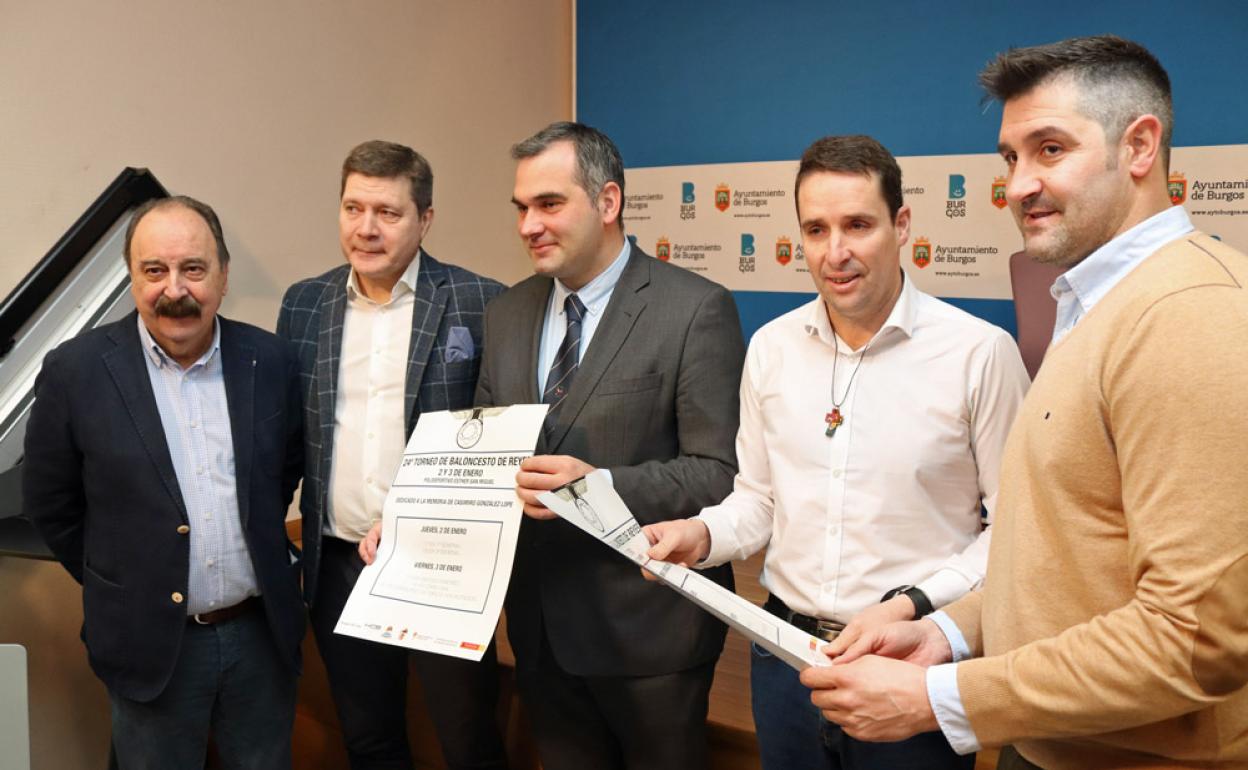 Carlos Saínz, Nacho Martínez, Leví Moreno, Jesús Segura y Albano Martínez