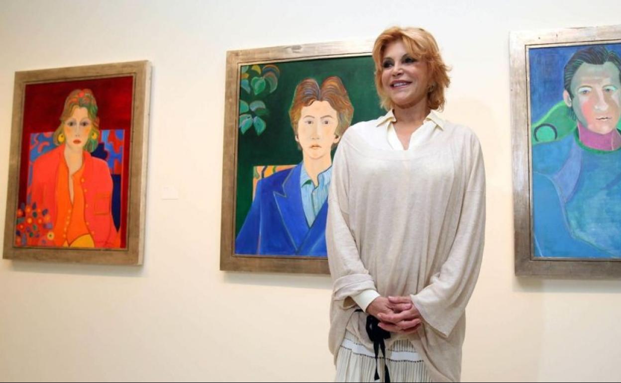 Carmen Thyssen, en el museo madrileño. 