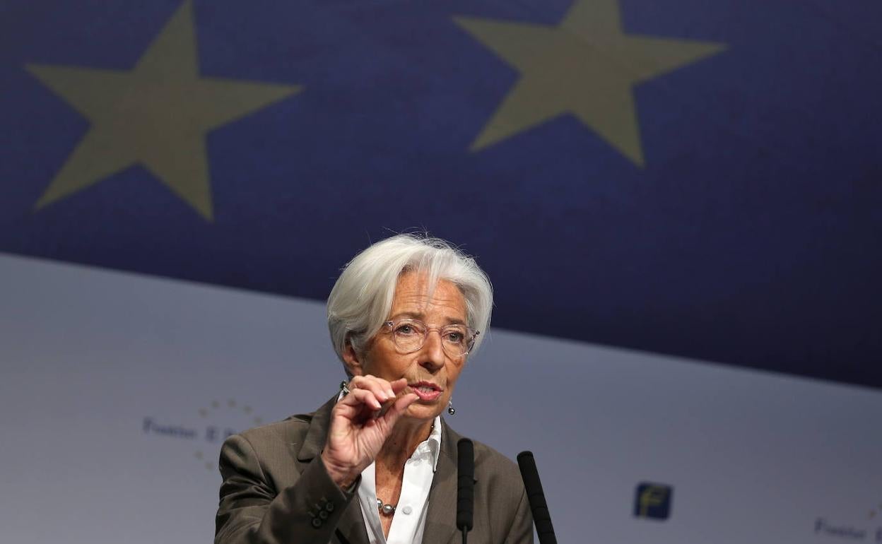 La presidenta del BCE, Christine Lagarde.