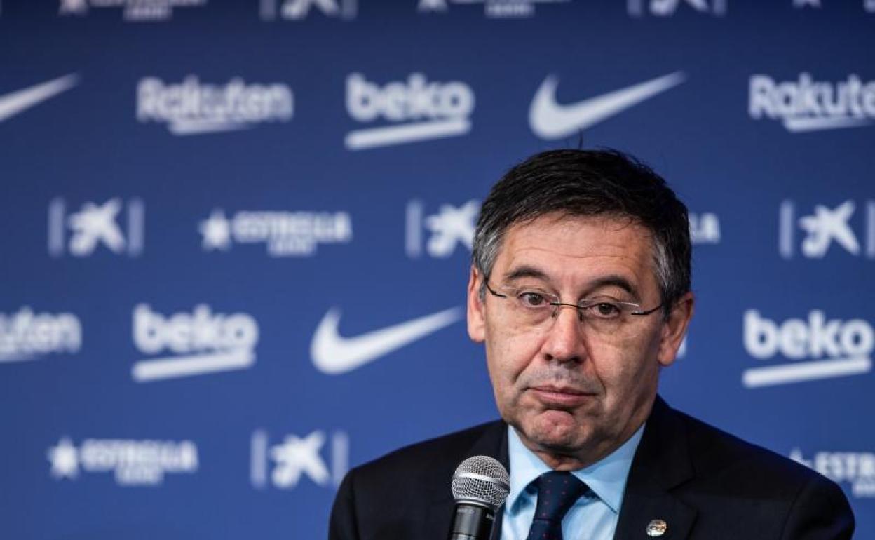 El presidente del Barcelona, Josep Maria Bartomeu. 