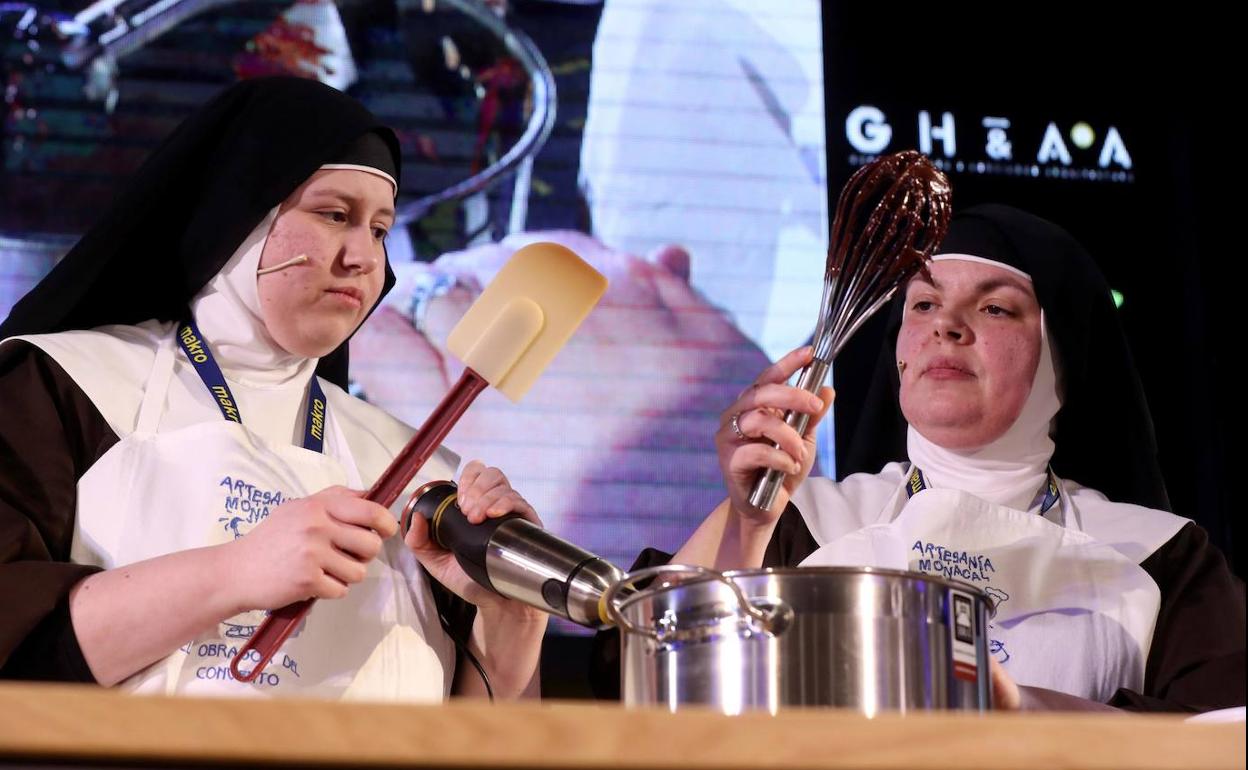 Las monjas del convento de las clarisas de Belorado participan con su chocolate en Madrid Fusion