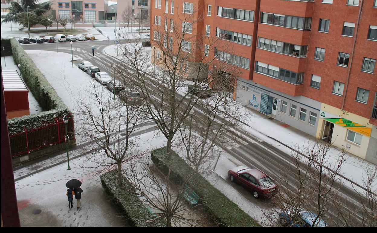 Las nieve ya ha empezado a llegar a Burgos