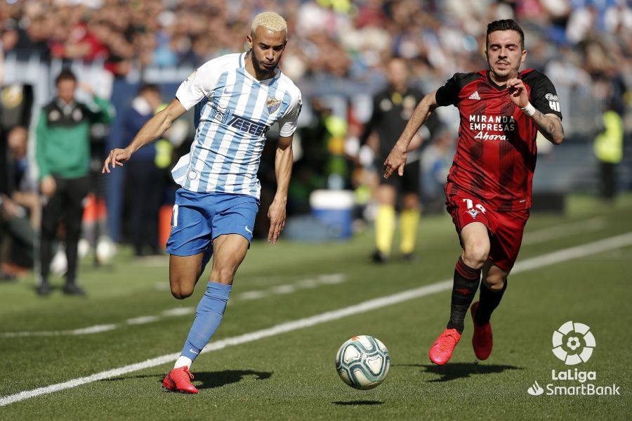 Andaluces y burgaleses empataron a dos en La Rosaleda.