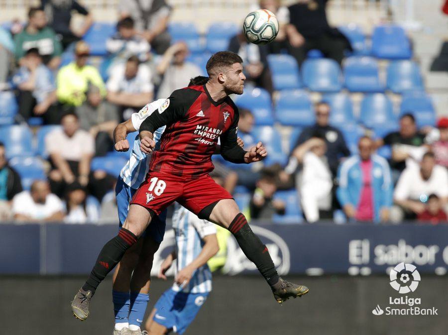 Andaluces y burgaleses empataron a dos en La Rosaleda.