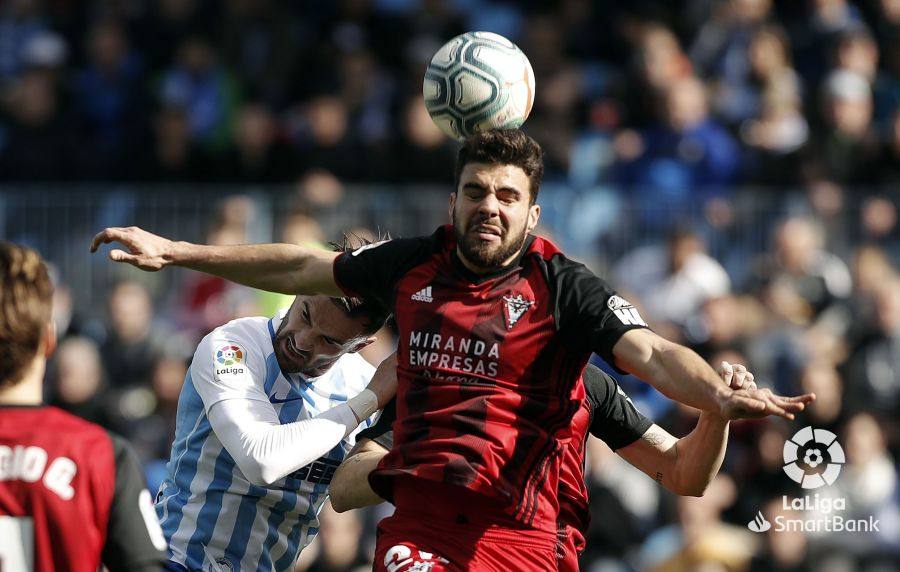 Andaluces y burgaleses empataron a dos en La Rosaleda.