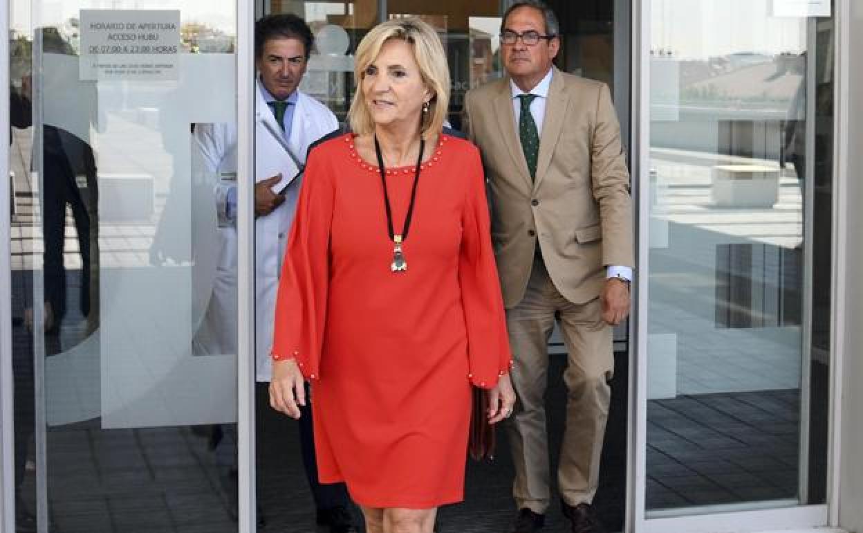 La consejera de Sanidad, Verónica Casado. 