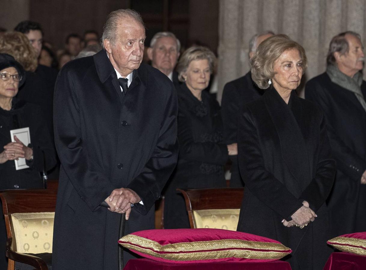 Los reyes eméritos don Juan Carlos y doña Sofía.