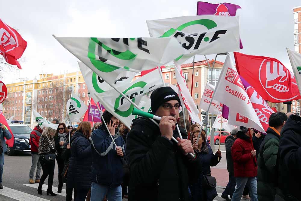 Fotos: Movilización de empleados públicos para reivindicar sus derechos