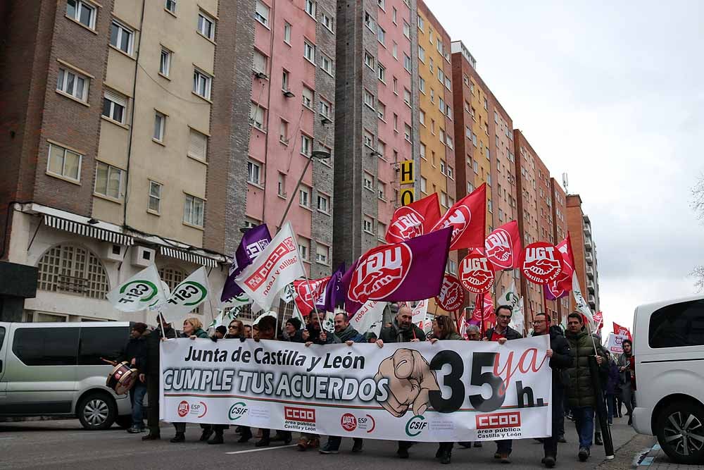 Fotos: Movilización de empleados públicos para reivindicar sus derechos