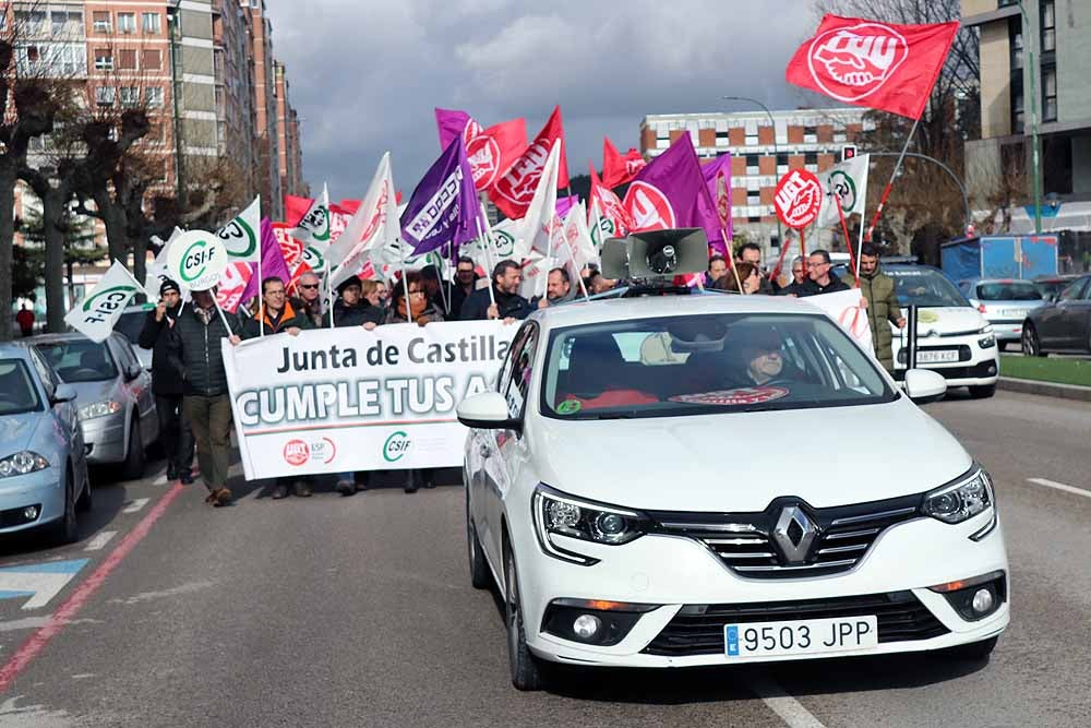 Fotos: Movilización de empleados públicos para reivindicar sus derechos