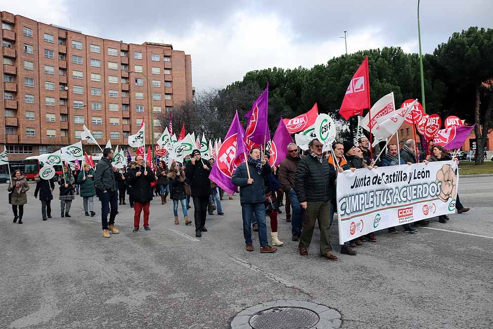 Fotos: Movilización de empleados públicos para reivindicar sus derechos