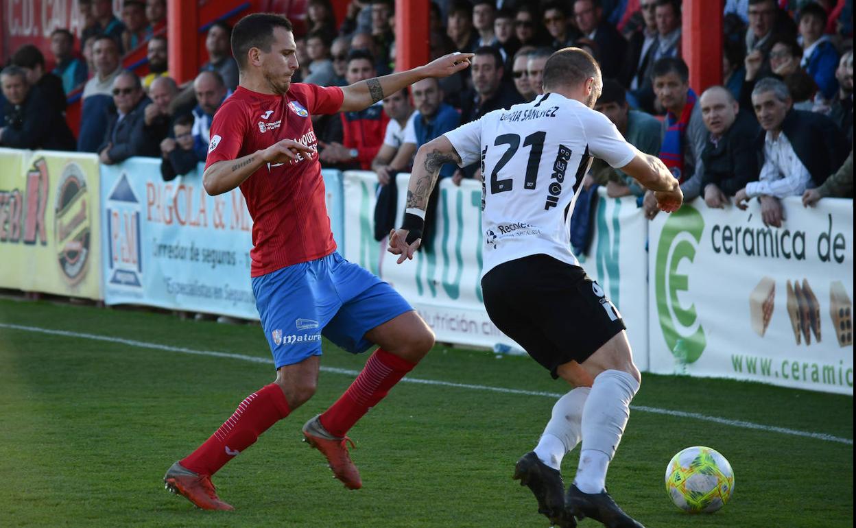 El choque frente al Calahorra supuso una alegría. 