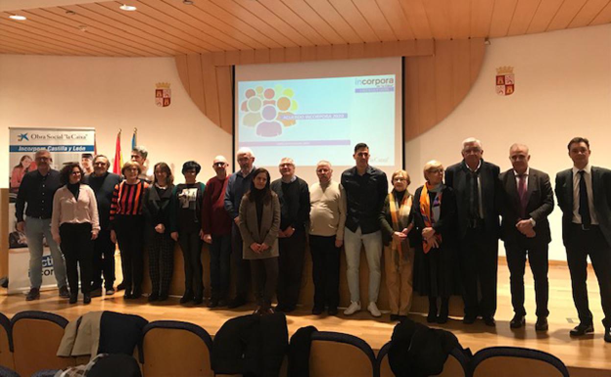 Reunión de los participantes en el programa 'Incorpora' de La Caixa. 