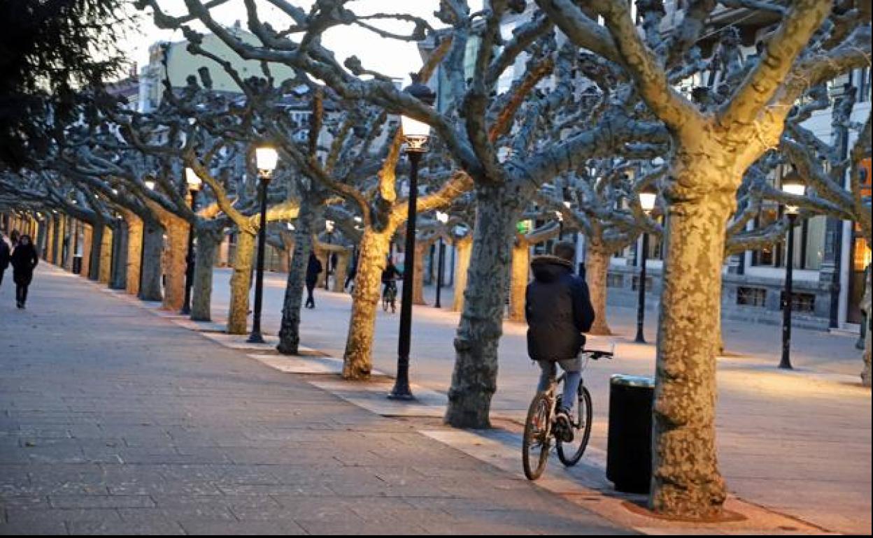 Bicicleta por el Espolón. 