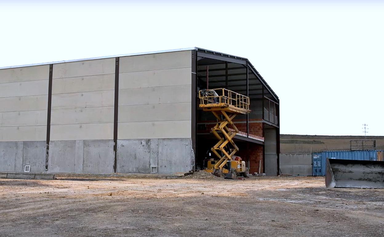 Construcción del nuevo centro de Niels Pagh Logistics en Miranda de Ebro. 