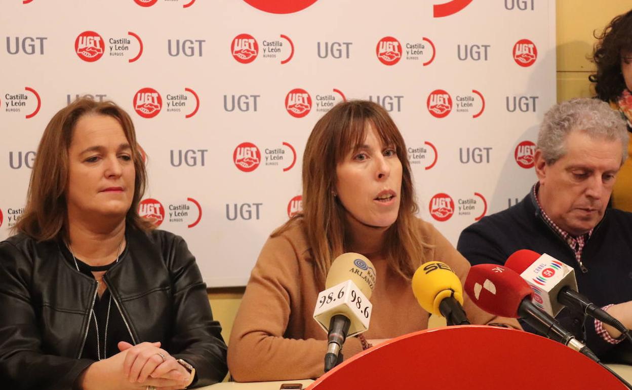 Natalia López-Molina durante la rueda de prensa.