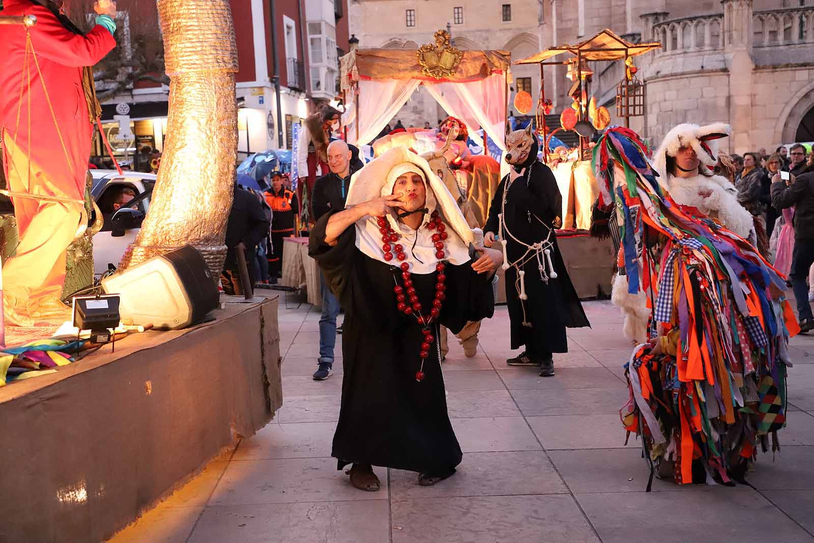 Doña Cuaresma recriminó a los burgaleses sus ganas de fiesta.