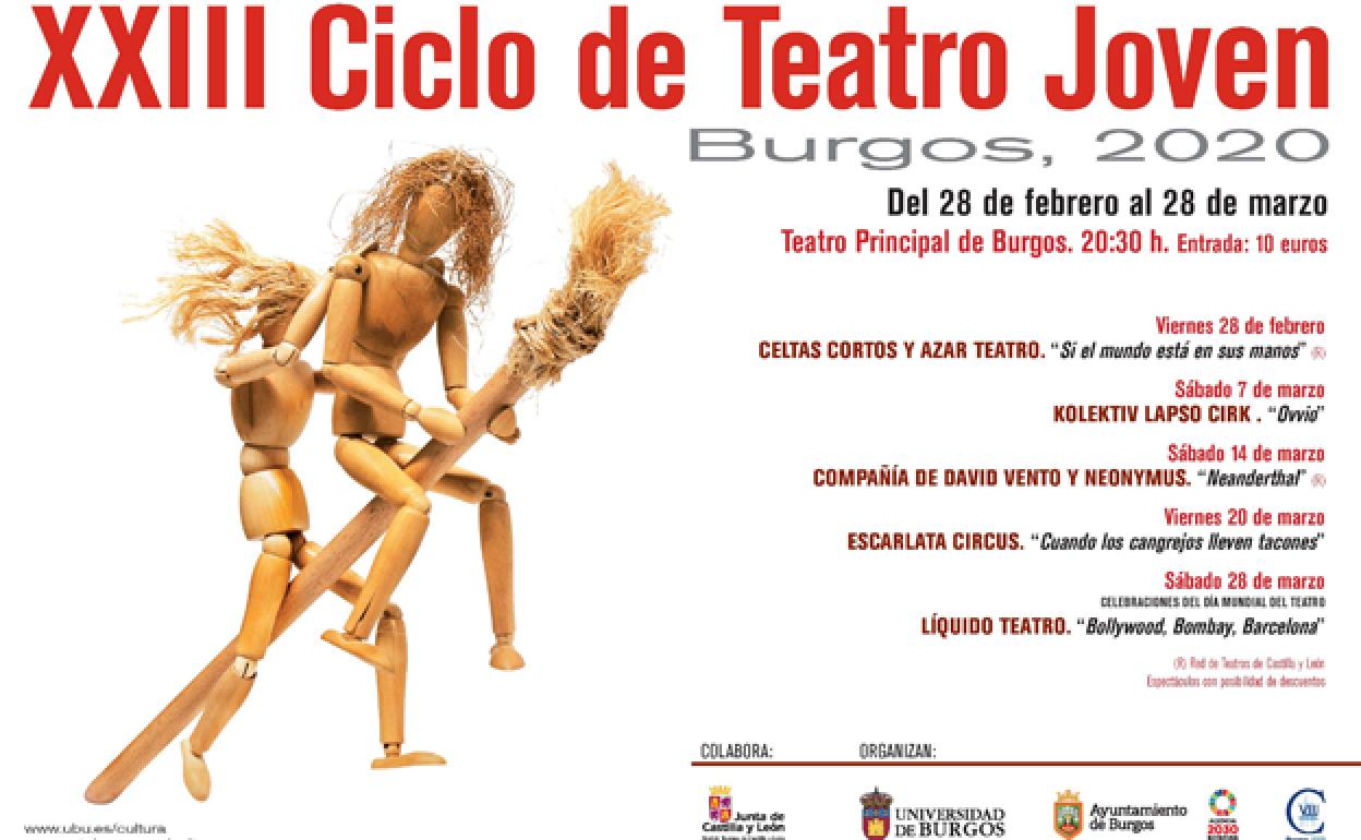 El ciclo de Teatro Joven 2020 comienza este viernes con la actuación de Celtas Cortos y Azar Teatro