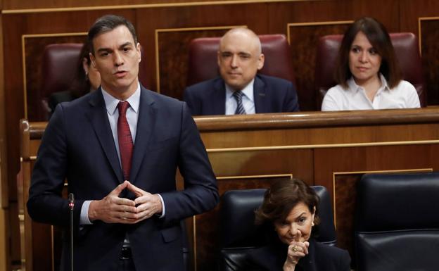 Pedro Sánchez, presidente del Gobierno. 