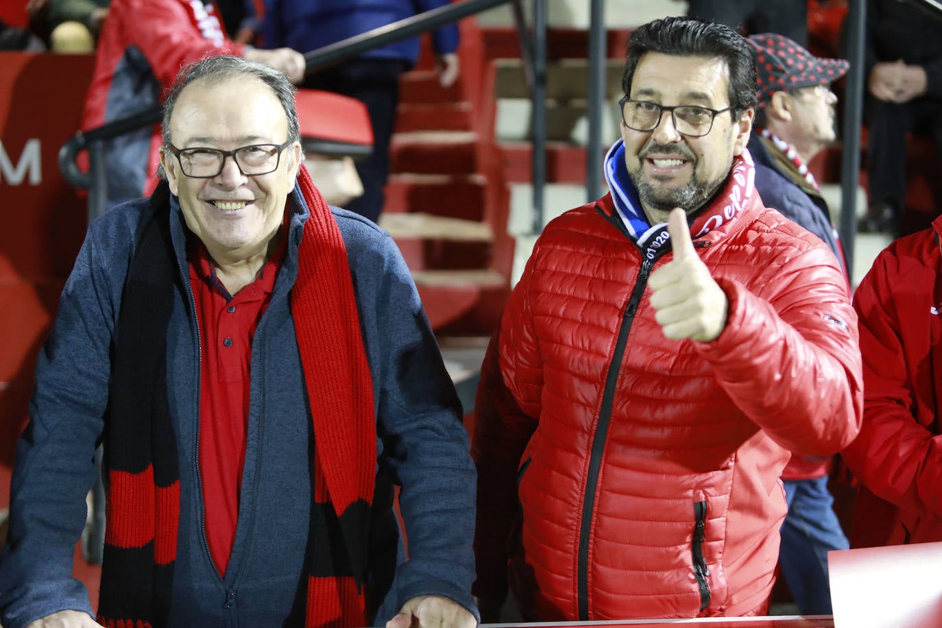 Fotos: Anduva vibra con su equipo a pesar de la derrota