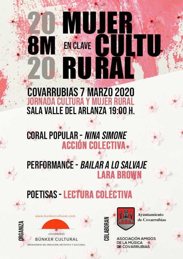 Cartel del evento 'Mujer Culturural'. 