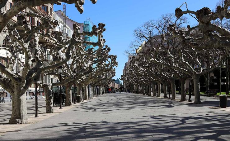 Burgos pasa su segunda jornada de 'cuarentena social'