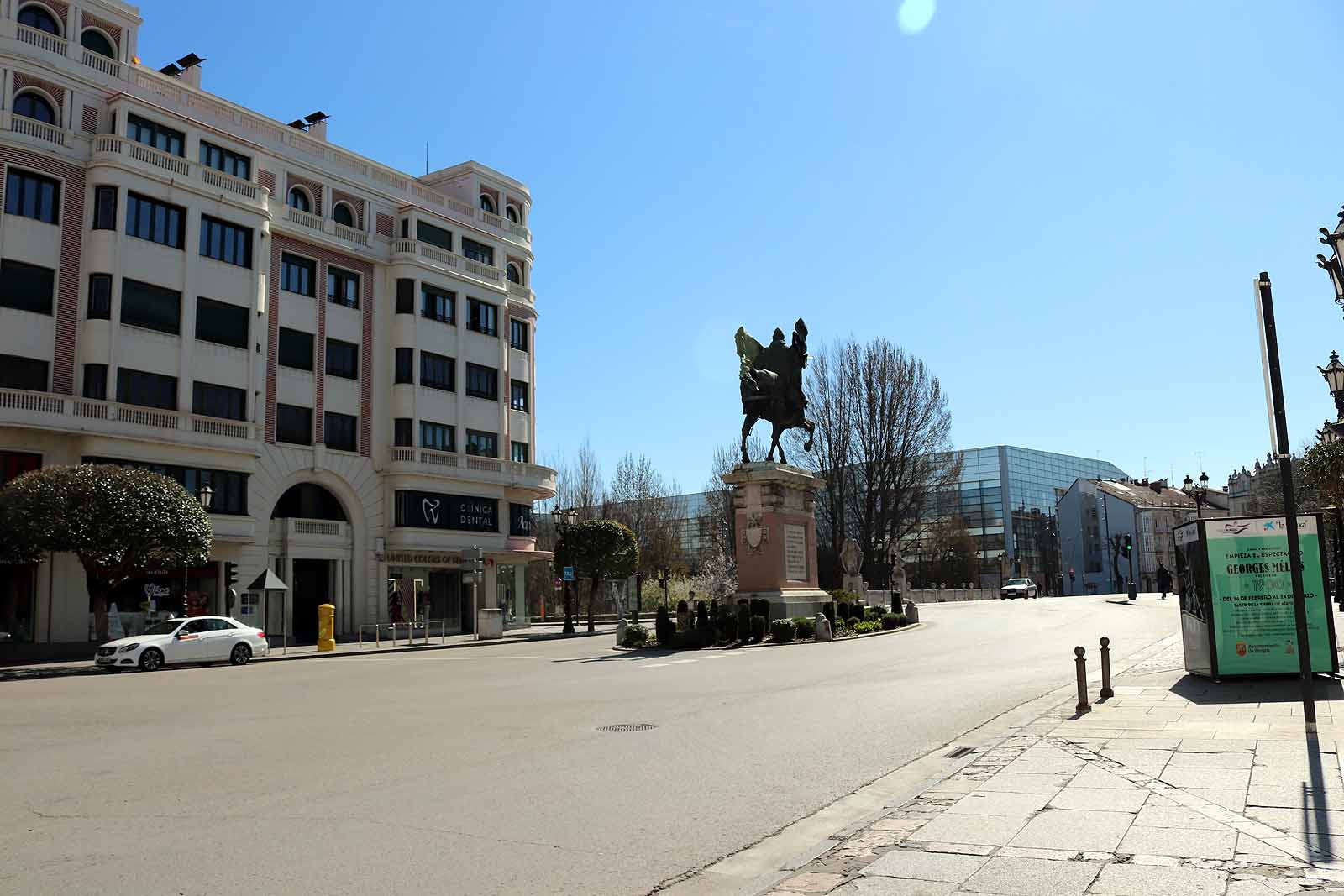 Fotos: Burgos, vacía ante el estado de Alarma Sanitaria por el coronavirus