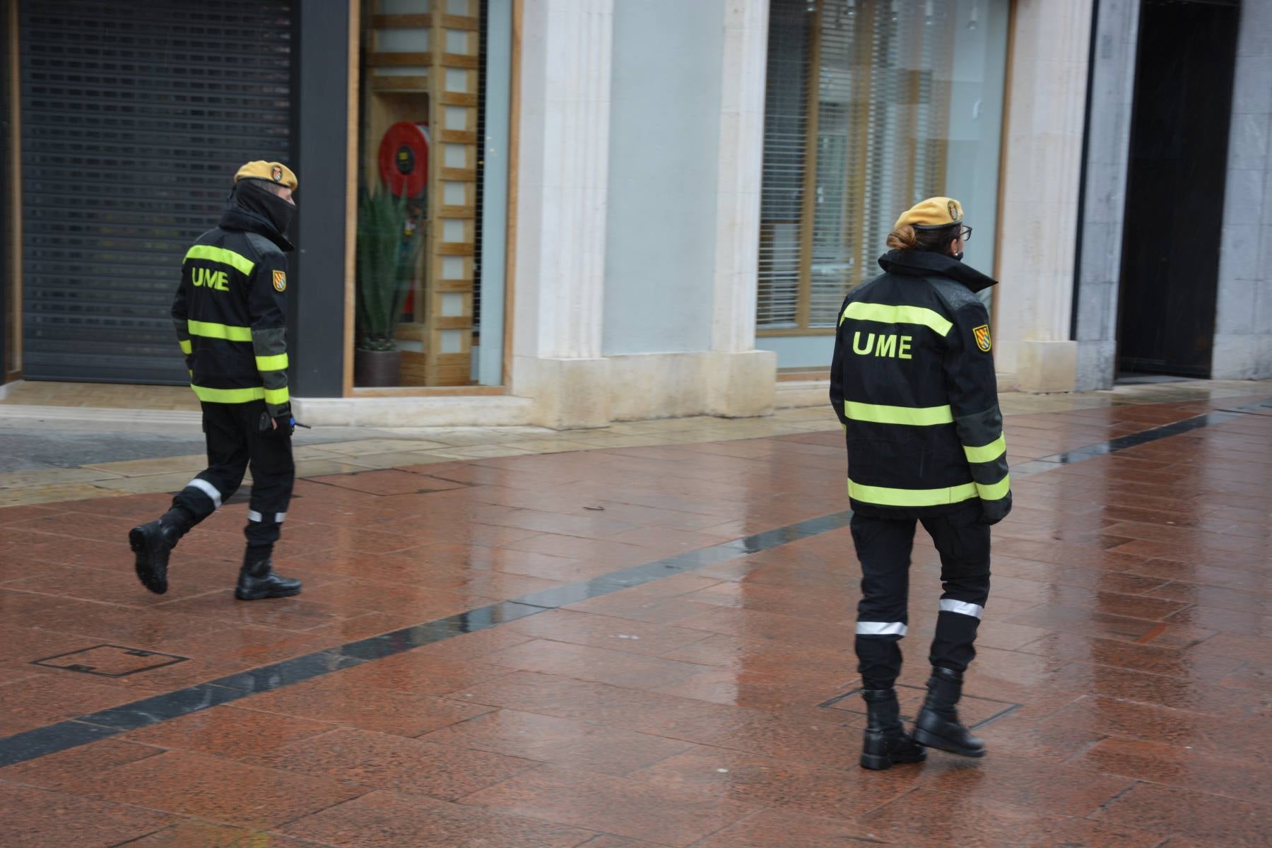 Fotos: La Unidad Militar de Emergencais se despliega en Burgos