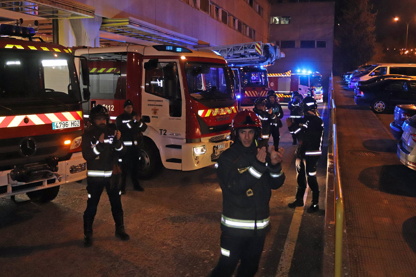 Sirenas de esperanza en Burgos contra el coronavirus