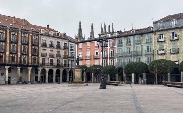 Burgos, una ciudad fantasma en el quinto día de aislamiento impuesto por la crisis del coronavirus