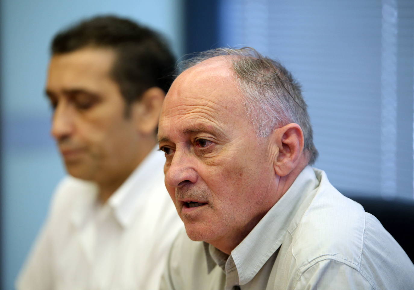 Vicente Andrés (izquierda) y Faustino Temprano. 