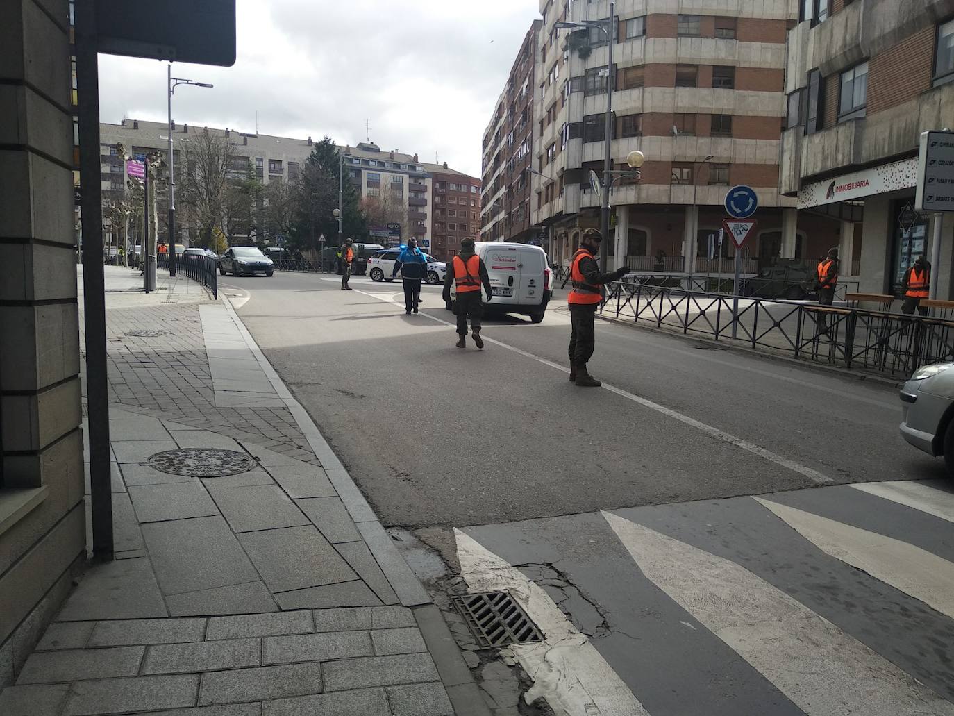 Fotos: El ejército se despliega en Aranda