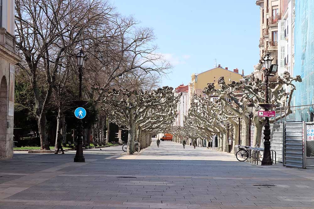 Fotos: Burgos vacía en el décimo día de confinamiento