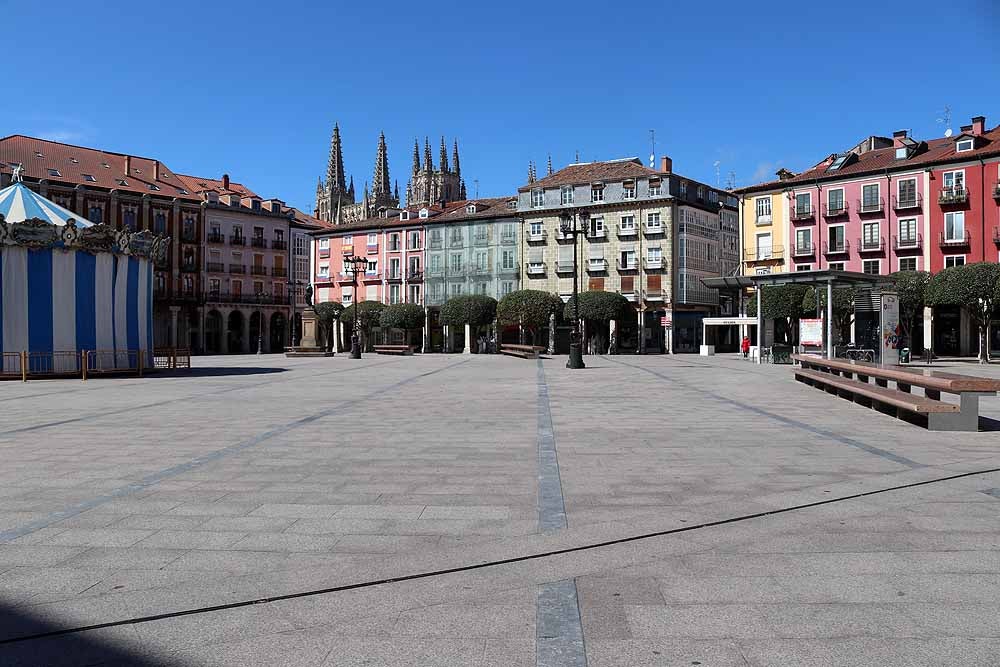 Fotos: Burgos vacía en el décimo día de confinamiento