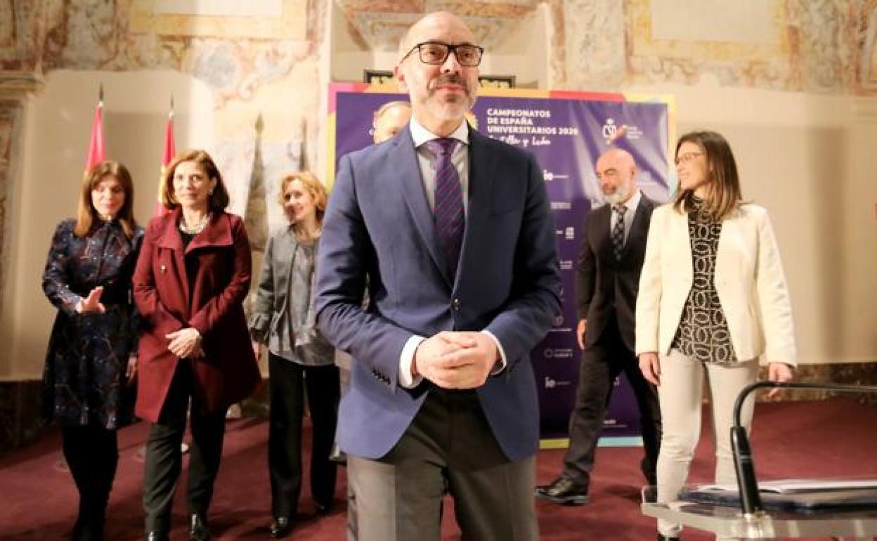 Javier Ortega, consejero de Cultura y Turismo de la Junta de Castilla y León. 