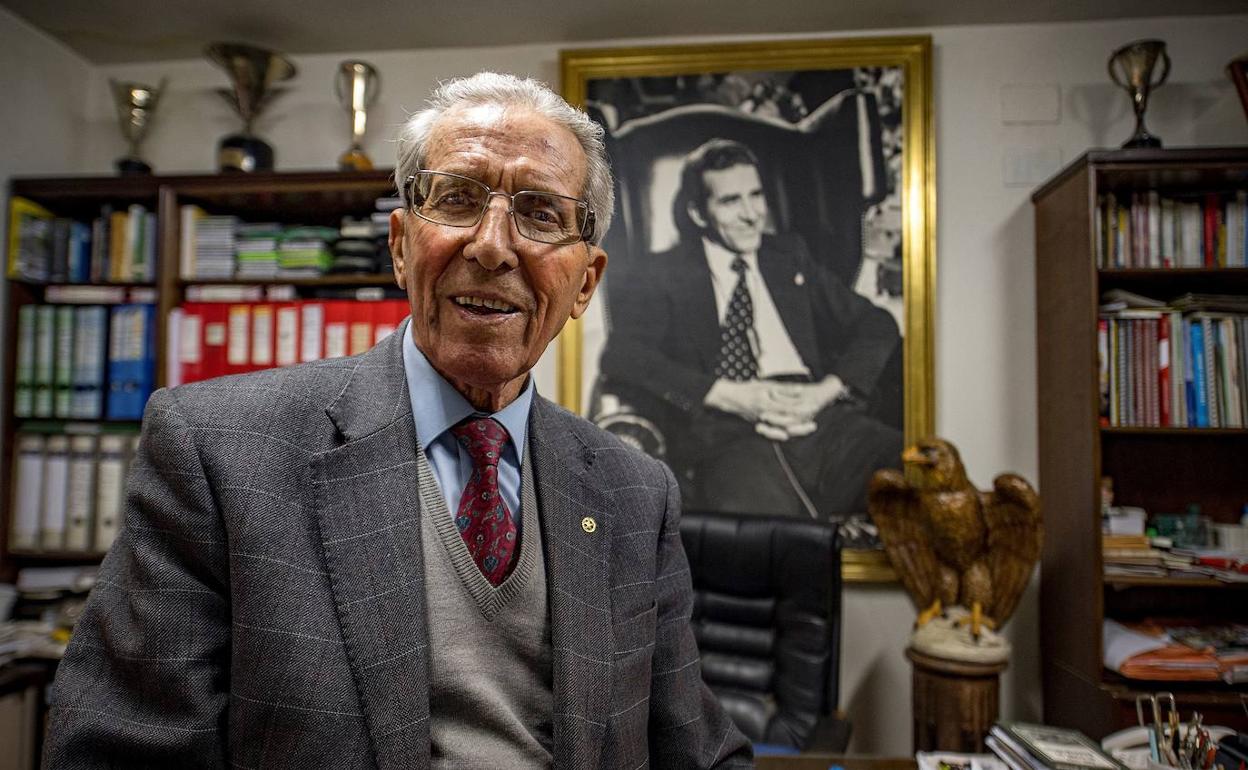 Federico Martín Bahamontes, primer ganador español del Tour de Francia. 