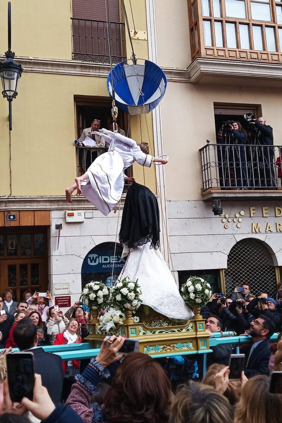 Noa Palomino de Diego, de cuatro años, iba a ser el Ángel este domingo.