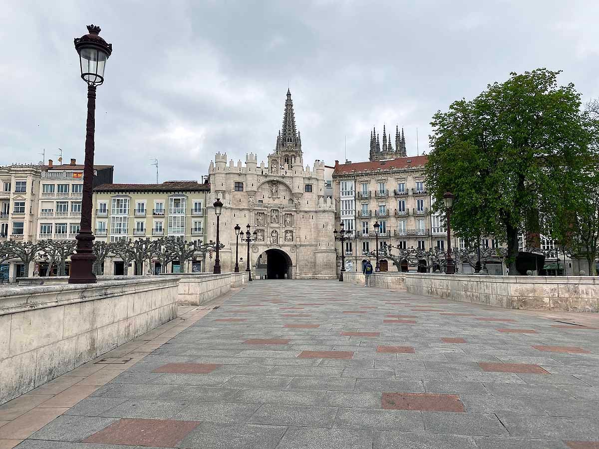 Un atípico Domingo de Pascua en Burgos.