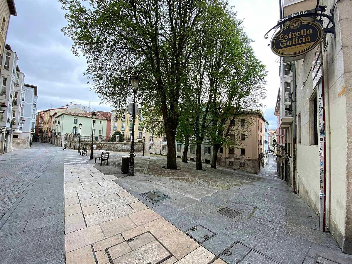 Un atípico Domingo de Pascua en Burgos.
