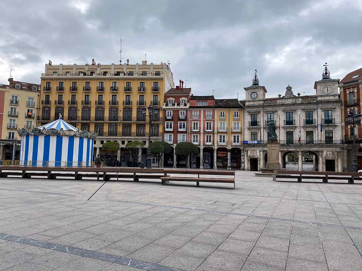 Un atípico Domingo de Pascua en Burgos.