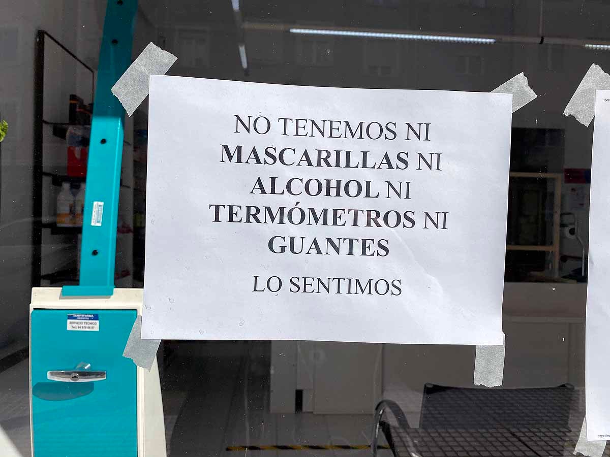 Conseguir mascarillas es una tarea complicada para los burgaleses.