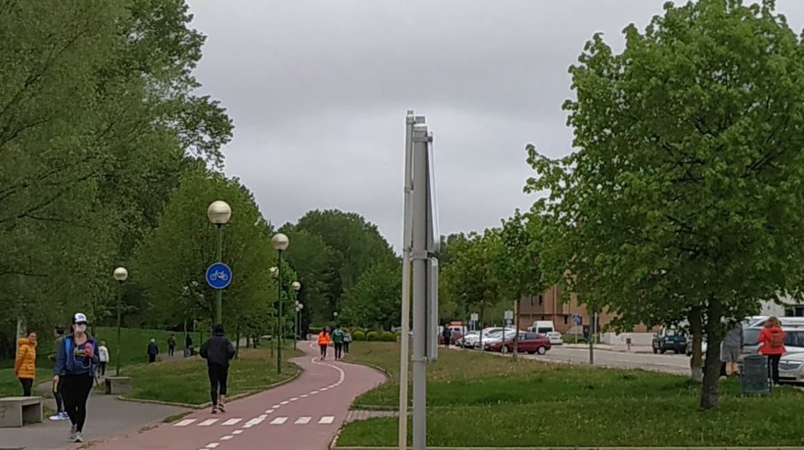 Primer día permitido para salir a pasear y hacer deporte.